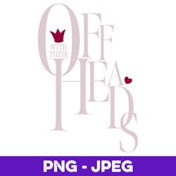 disney alice in wonderland off with their heads text stack v1
