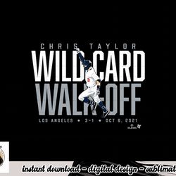 officially licensed chris taylor - wild card walk-off  png