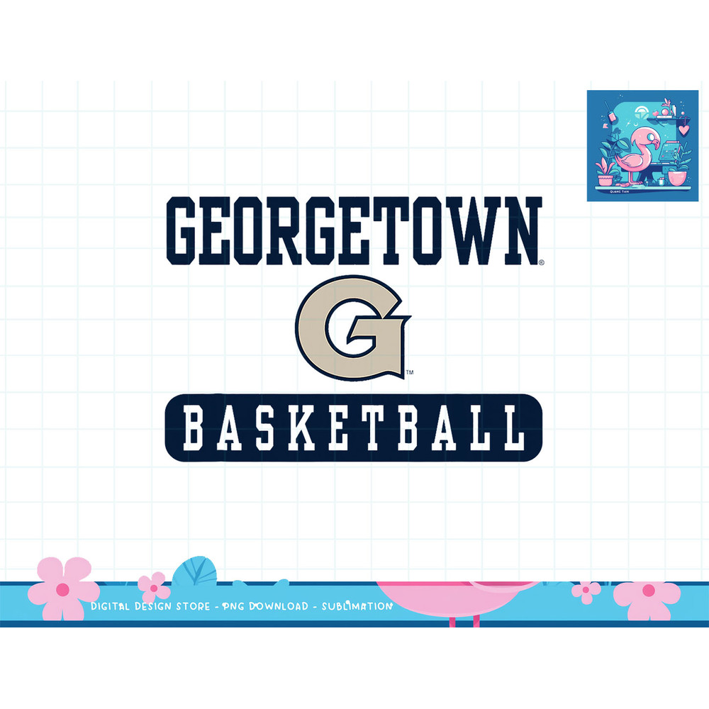 Georgetown Hoyas Basketball White Officially Licensed T-Shirt copy.jpg