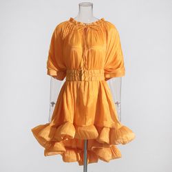 party plus size loose dress