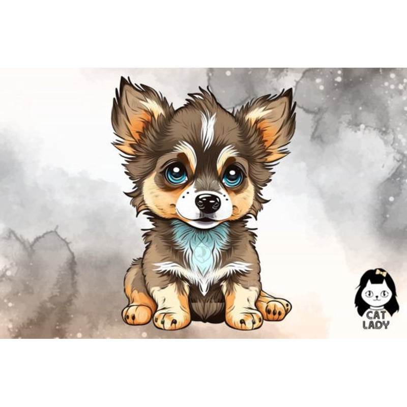 Cute-Puppy-Watercolor-Clipart-Bundle-Graphics-65563360-4-580x387.jpg