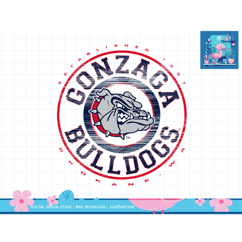 Gonzaga Bulldogs Showtime White Officially Licensed T-Shirt copy.jpg