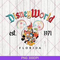 vintage walt disney world png, retro mickey friends png, castle png, disney world trip png, family vacation 2023 png