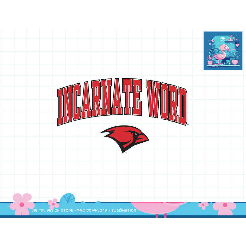 Incarnate Word Cardinals Arch Over Officially Licensed T-Shirt copy.jpg