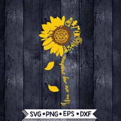 you are my sunshine svg, you are my sunshine sunflower png, sunflower svg, motivational svg files for cricut