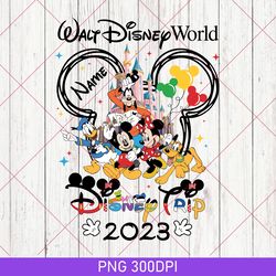retro mickey and friends disneyworld est 1971 png, disneyworld png, 2023 family vacation png, magic kingdom, minnie png