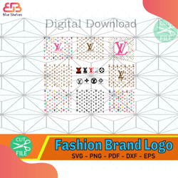 louis vuitton wrap svg, logo svg, louis vuitton svg, wrap svg, dripping svg