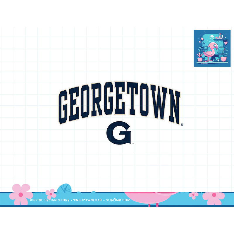 Kids Georgetown Hoyas Kids Arch Over Pink Officially Licensed T-Shirt copy.jpg