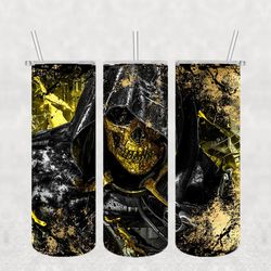 skull tumbler design png, silhouette svg fies