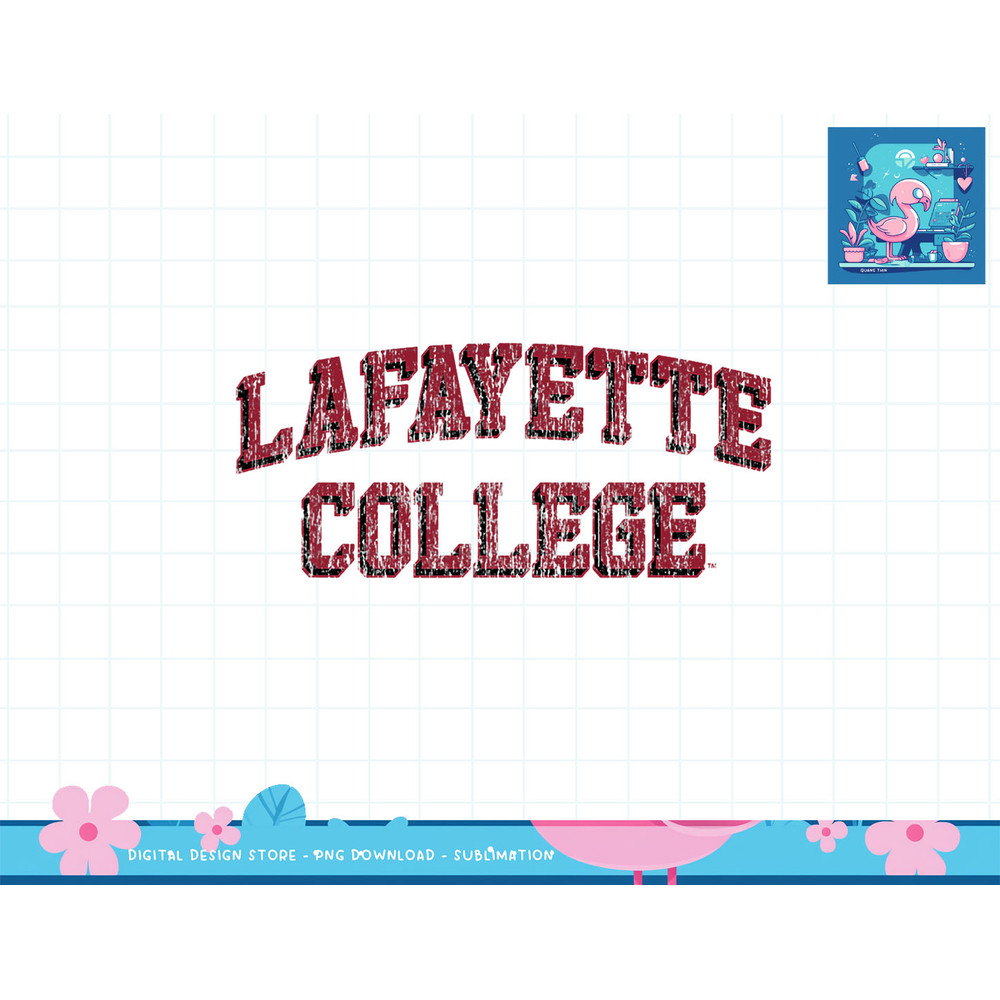 Lafayette College Vintage Block White Officially Licensed T-Shirt copy.jpg