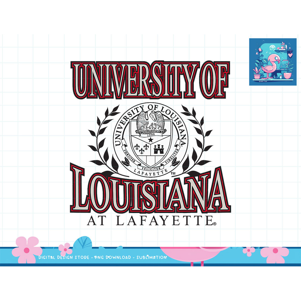 Louisiana Lafayette Ragin' Cajuns Laurels T-Shirt copy.jpg