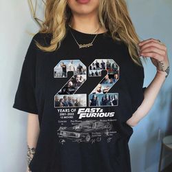 fast and furious shirt, fast x movie shirt, fast and furious anniversary shirt, thank you for the memories shirt for fan