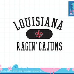 louisiana lafayette ragin' cajuns varsity logo red t-shirt copy