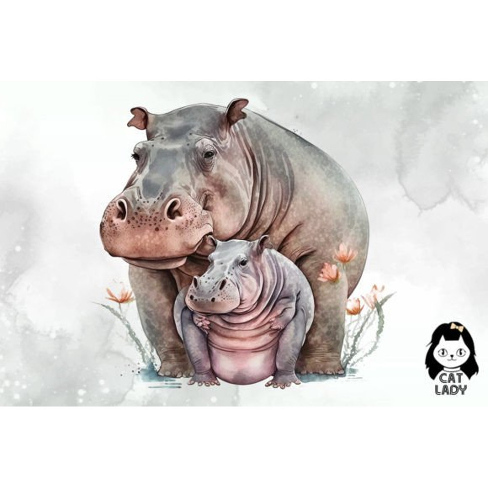 Mom-And-Baby-Hippopotamus-Watercolor-Graphics-64661570-5-580x387.jpg
