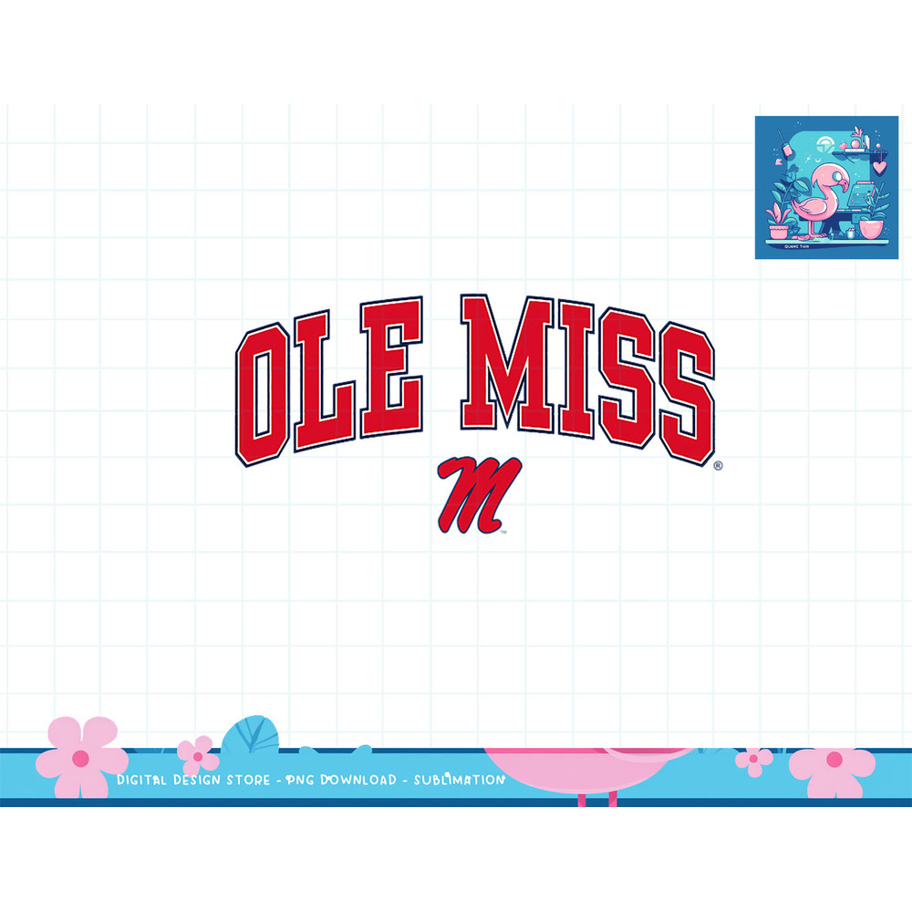 Mississippi Ole Miss Rebels Womens Arch Over White T-Shirt copy.jpg