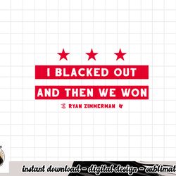 officially licensed ryan zimmerman - blacked out  png