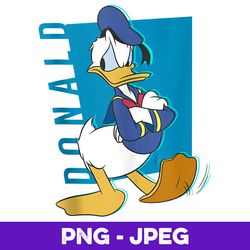 disney mickey and friends donald duck pop art portrait v2