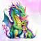 Colorful-Mom-And-Baby-Dragon-Watercolor-Graphics-64487541-5-580x387.jpg