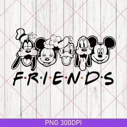 vintage mickey and friends png, disney squad png, disney family png, friends themed png, disneyland disney world png