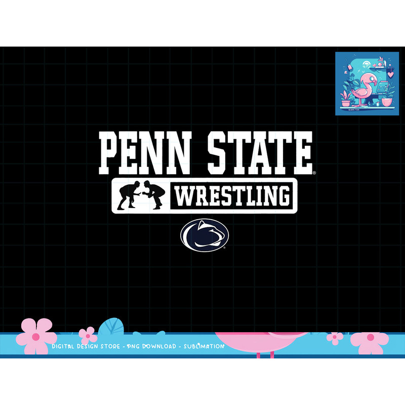 Penn State Nittany Lions Wrestling Arm Twist Navy png.jpg
