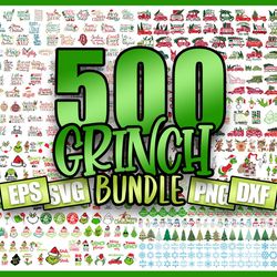 500 files the grinch bundle svg, christmas svg, grinch svg