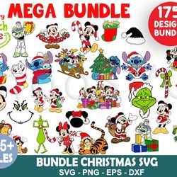 175 mega bundle christmas svg, grinch svg, toy story svg, stitch svg, mickey svg, minnie svg, winnie svg
