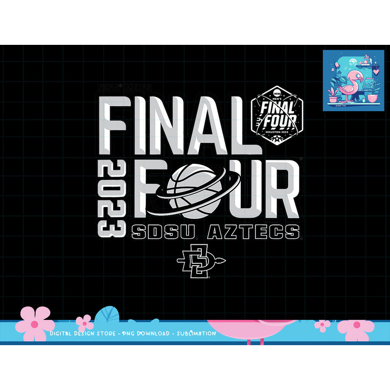 San Diego State Aztecs Final Four 2023 Basketball Dunk Red png.jpg
