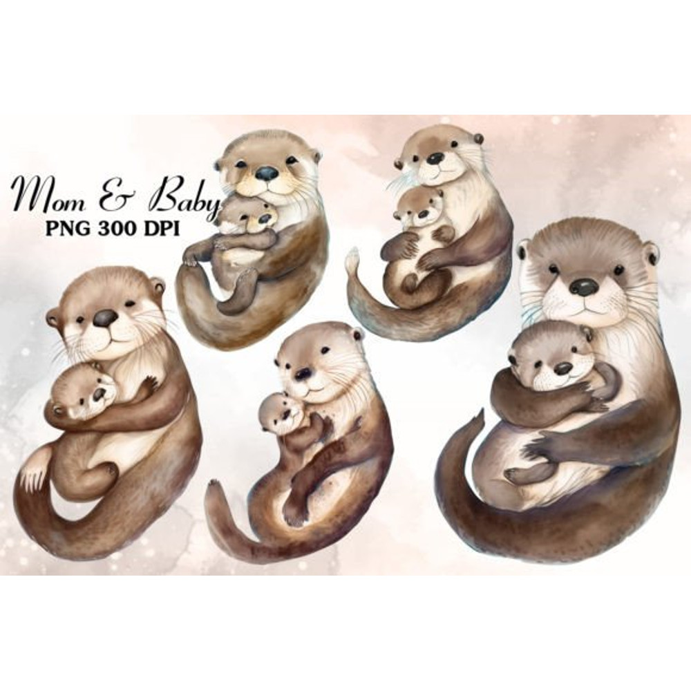 Watercolor-Mom-And-Baby-Otter-Clipart-Graphics-63542757-1-1-580x387.jpg