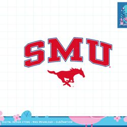 smu mustangs womens arch over white officially licensed png