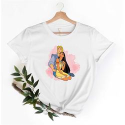 disney pocahontas shirt, pocahontas love shirt, princess pocahontas couple shirt, sweatshirt unisex, kid shirt, unisex f