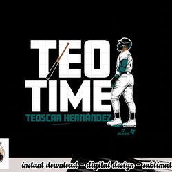 teoscar hernandez - teo time - seattle baseball  png