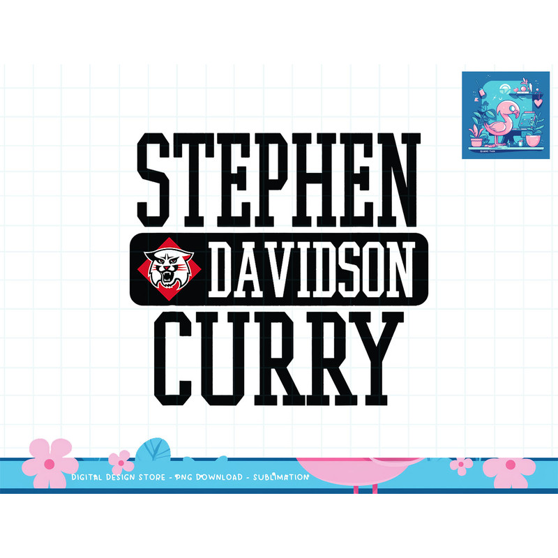 Stephen Curry Davidson Wildcats Basketball Hardcourt png.jpg