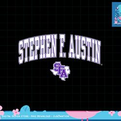 stephen f. austin lumberjacks arch over purple png