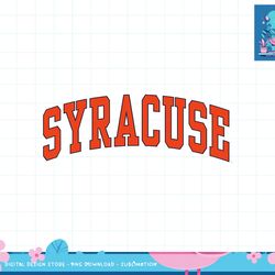 syracuse orange arching navy officially licensed png