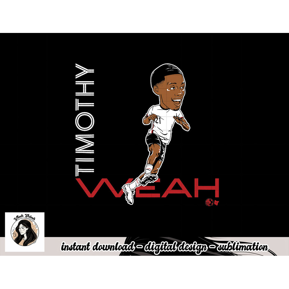 Timothy Weah - Caricature - United States Soccer png.jpg