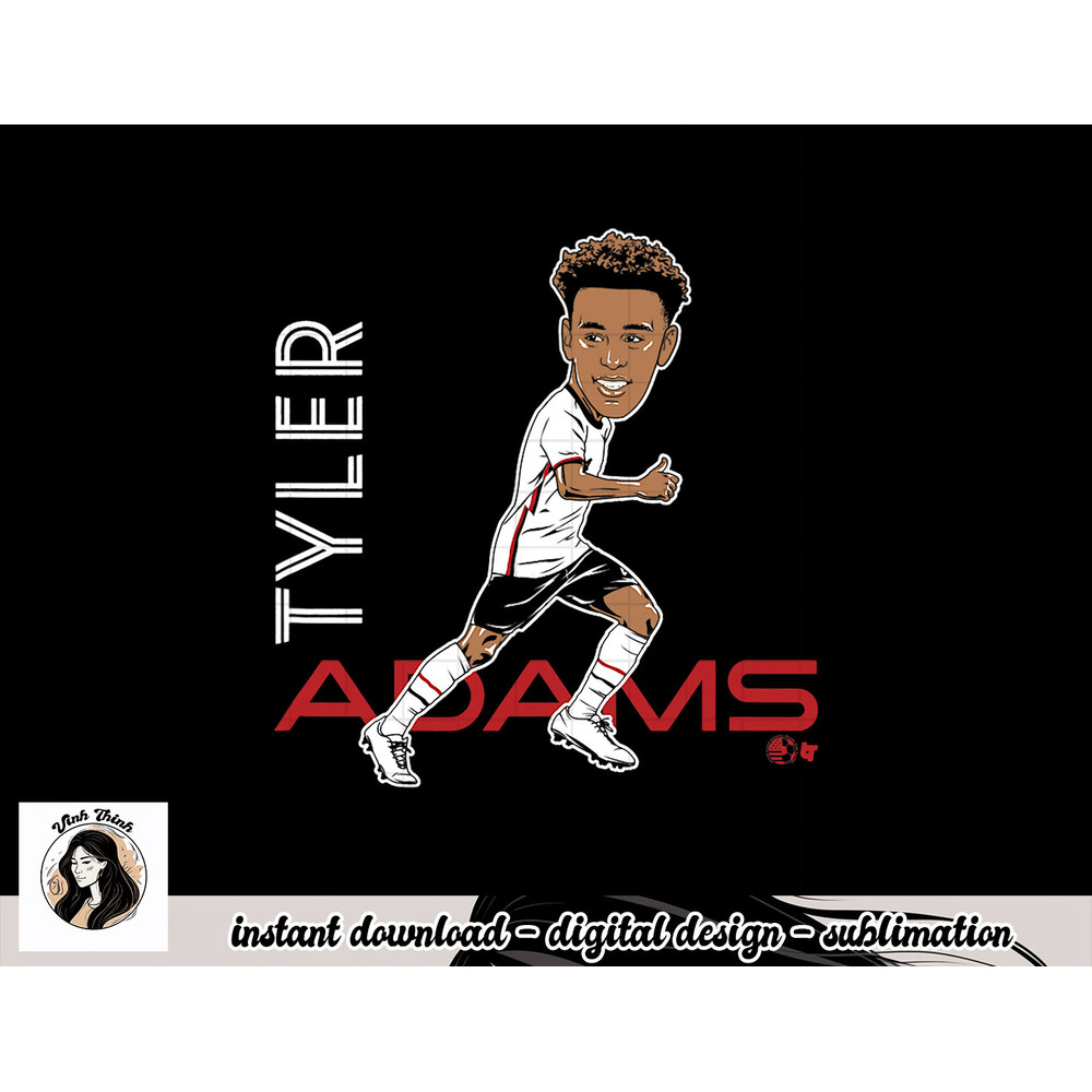 Tyler Adams - Caricature - United States Soccer png.jpg