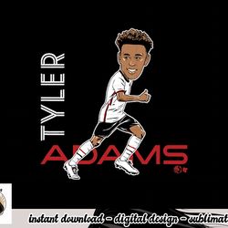 tyler adams - caricature - united states soccer  png