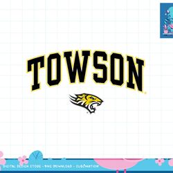 towson tigers arch over logo officially licensed png