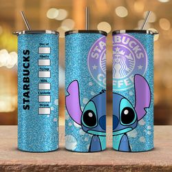 stitch starbucks 20oz tumbler png,20 oz skinny tumbler wraps 06