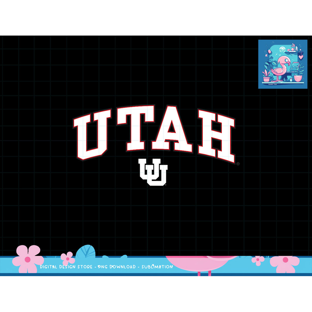 Utah Utes Arch Over Red Officially Licensed png.jpg