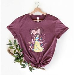 snow white princess shirt, watercolor castle shirt, snow white castle shirt, disney snow white shirt, family vacation sh