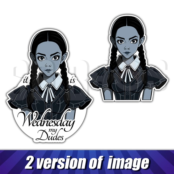 Wednesday Addams svg and png clipart, Wednesday cricut image - Inspire ...