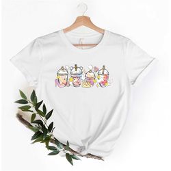 disney princess coffe latte shirts, princess shirt, disney princess coffee shirt, elsa, rapunzel, ariel, jasmine, cinder
