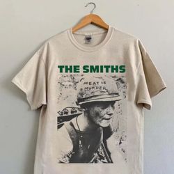 vintage the smiths t-shirt, the smiths shirt, vintage the smiths meat is murder t-shirt, 80s the smiths rock band concer
