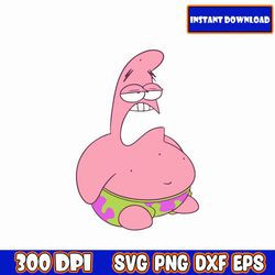 patr svg, files spongebob squarepants svg bundle| layered file