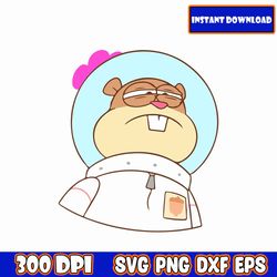 sandycheeks svg, spongebob faces svg bundle | sponge bob svg, square pants svg, spongebob vector, spongebob printable