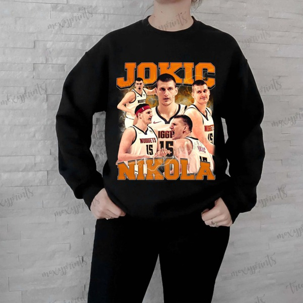 Jokic Nikola T-shirt, Jokic Nikola Basketball Player Bootleg Vintage Slam Dunk Shirt, NBA Shirt, Sport MVP NBA shirt