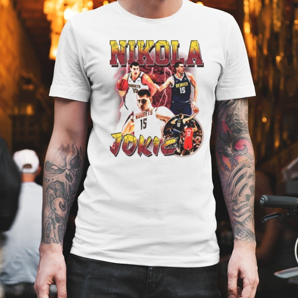 Jokic Nikola T-shirt, Jokic Nikola Basketball Player Bootleg Vintage Slam Dunk Shirt, NBA Shirt, Sport NBA MVP shirt