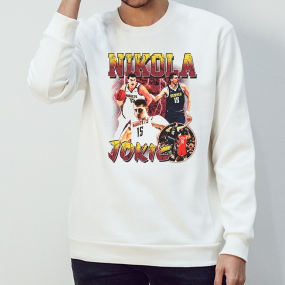 Jokic Nikola T-shirt, Jokic Nikola Basketball Player Bootleg Vintage Slam Dunk Shirt, NBA Shirt, Sport NBA MVP shirt
