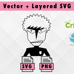 blue lock rensuke kunigami,anime svg png,cutting files for the cricut , nagi svg , blue lock svg